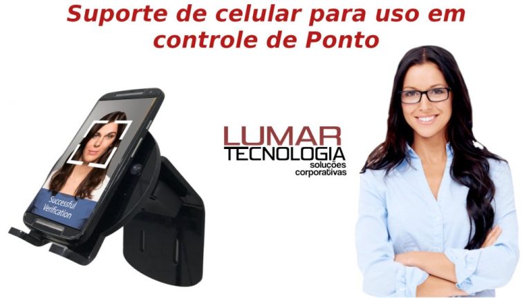 Suporte celular para controle de ponto