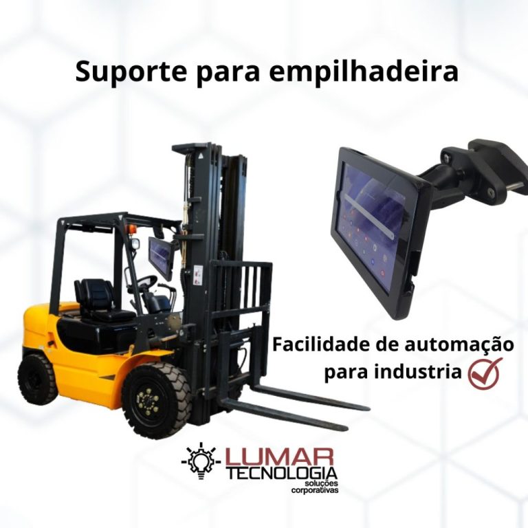 Suporte de Tablet para Empilhadeira