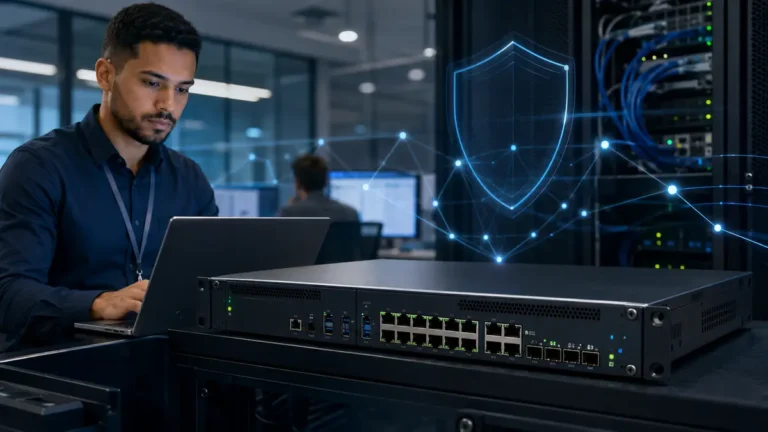 Segurança de rede com roteador e firewall Draytek