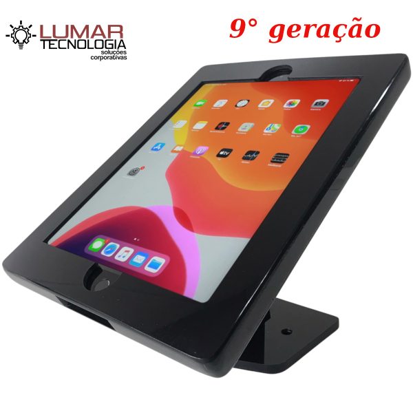 Suporte para iPad-9 antifurto com ajuste de ângulo