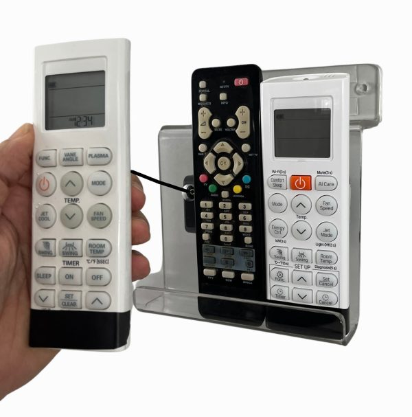 Suporte para Controle Remoto de Parede Triplo