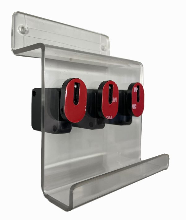 Suporte para Controle Remoto de Parede Triplo - Imagem 3