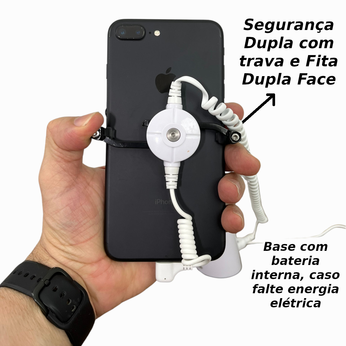 Expositor iPhone Antifurto Com Alarme - Imagem 3
