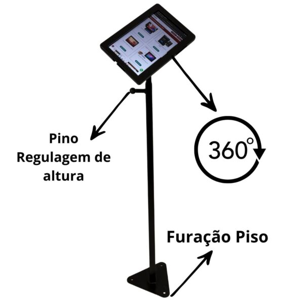 Totem de Piso para Tablet Piso-Flex - Imagem 6